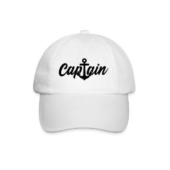 CAPTAIN KAPITÄN - Baseballkappe - Weiß/Weiß - Vorne