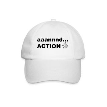 And...Action Apparel (Black) - Baseball Cap - white/white - Front