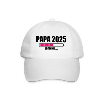 Papa 2025 - Baseball Cap - white/white - Front