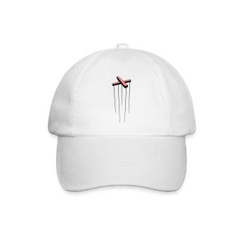 marionetten_aufhaenger_2c - Casquette classique - blanc/blanc - Devant