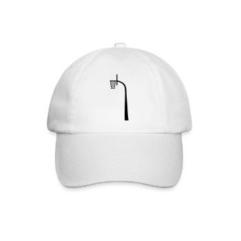 basketball basket throw play club fun sport - Baseball Cap - white/white - Front