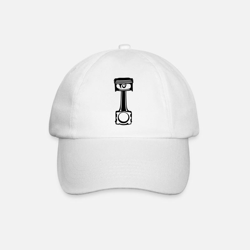 kolben - Baseballkappe - Weiß/Weiß