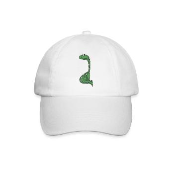 Dino 27 - Baseballkappe - Weiß/Weiß - Vorne