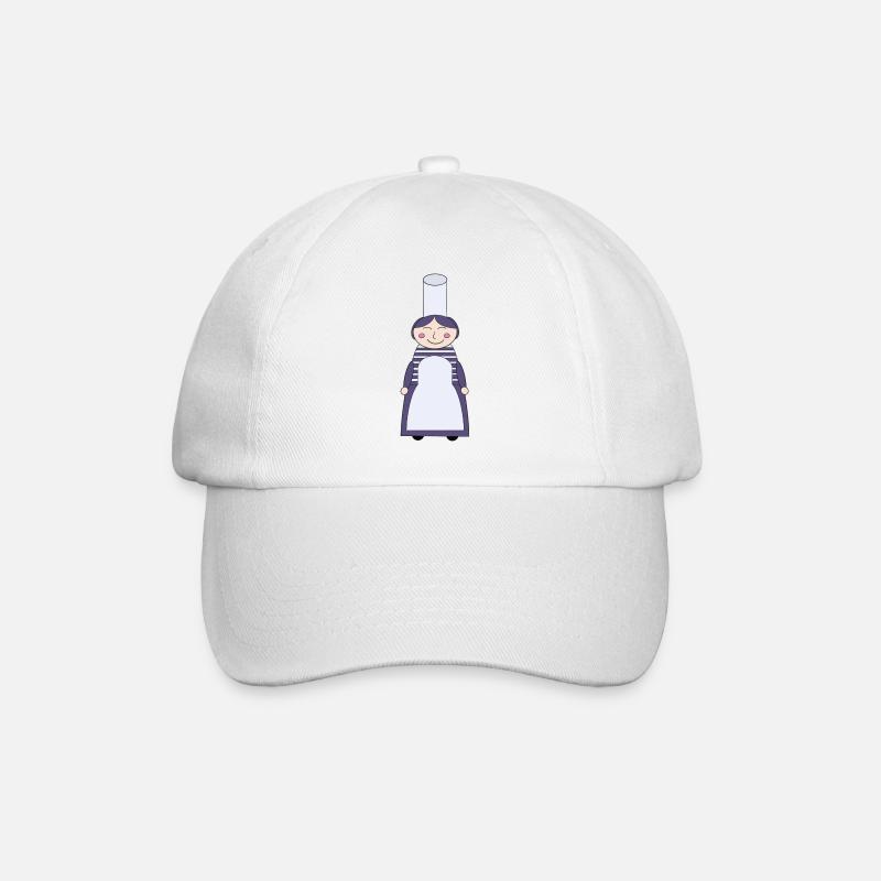 Mam bigoud - Casquette classique - blanc/blanc