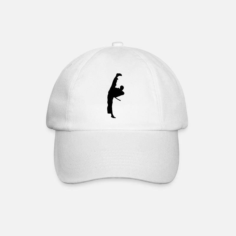 Kick - Baseballkappe - Weiß/Weiß