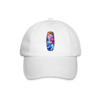 Surfboard, Water Sports, Wakeboard, Surfing, Waterskiing - Baseball Cap - white/white - Front