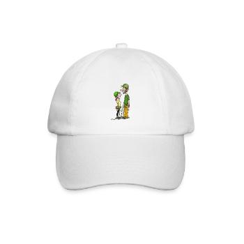Big_Guy - Baseballkappe - Weiß/Weiß - Vorne