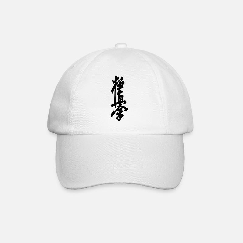 Kyokushin - Baseballkappe - Weiß/Weiß