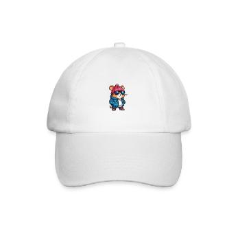 Hamster Hiver - Casquette classique - blanc/blanc - Devant