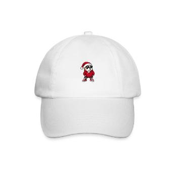 Staffordshire Bull Terrier Chien Noël - Casquette classique - blanc/blanc - Devant