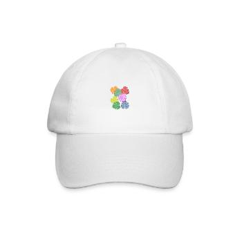 Monstera Plant Tropical - Baseball Cap - white/white - Front