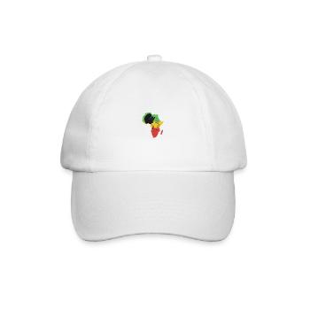 Ghana Ghanaian Flag Woman Princess I Gift - Baseball Cap - white/white - Front