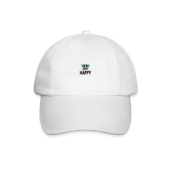 Bee Happy - Casquette classique - blanc/blanc - Devant