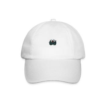 Cute Mothman - Baseballkappe - Weiß/Weiß - Vorne