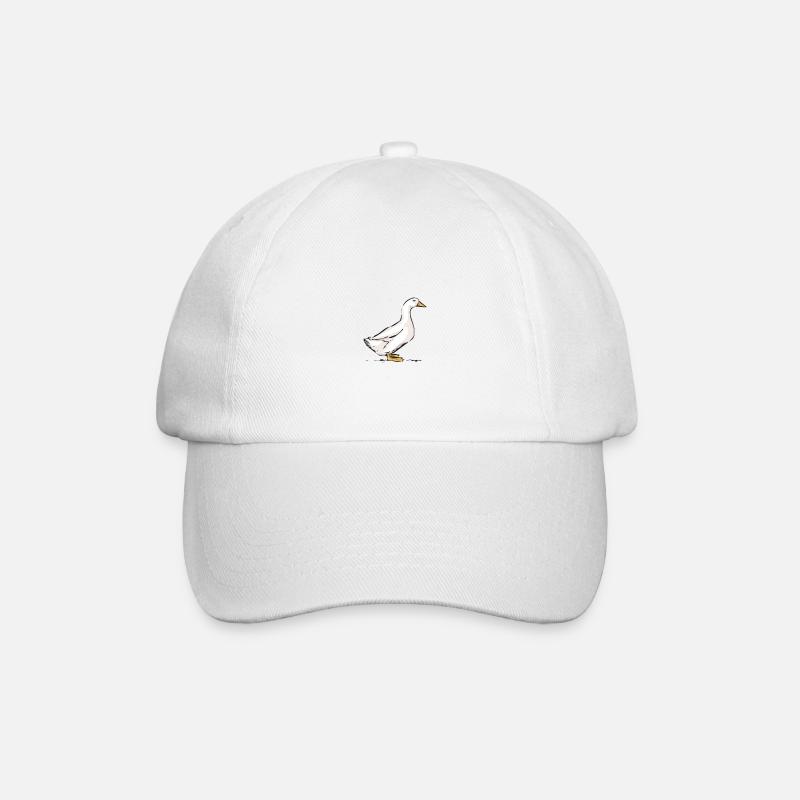goose - Baseball Cap - white/white