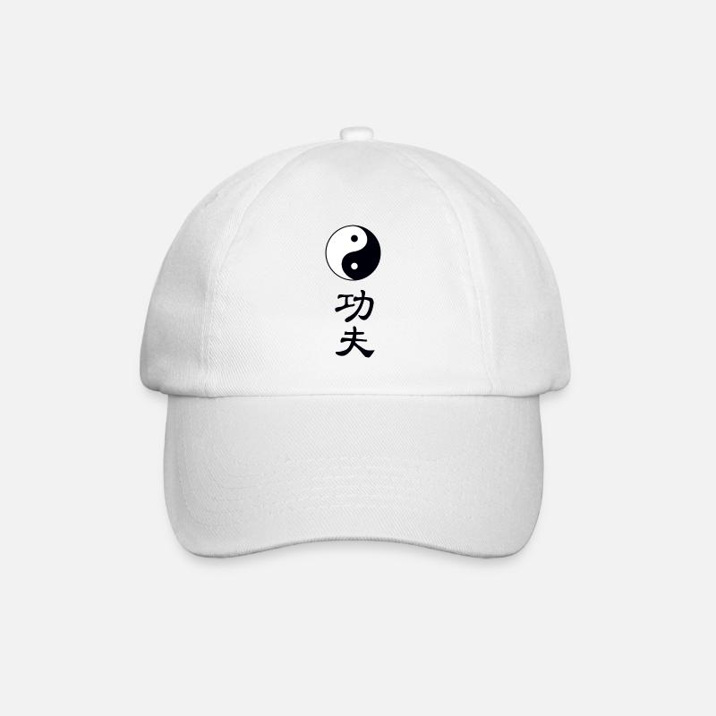 tao kung fu - Casquette classique - blanc/blanc