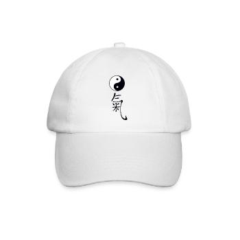 tao qi - Baseballkappe - Weiß/Weiß - Vorne