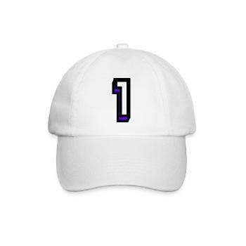 1. 1 AN. 1er ANNIVERSAIRE. ANNIVERSAIRE 1 AN - Casquette classique - blanc/blanc - Devant