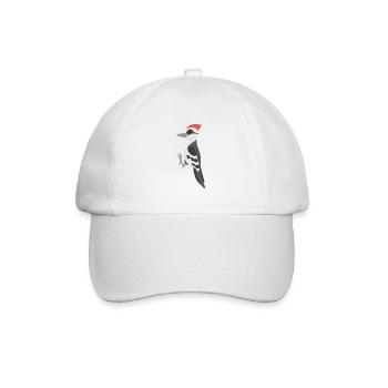 woodpecker - Baseball Cap - white/white - Front