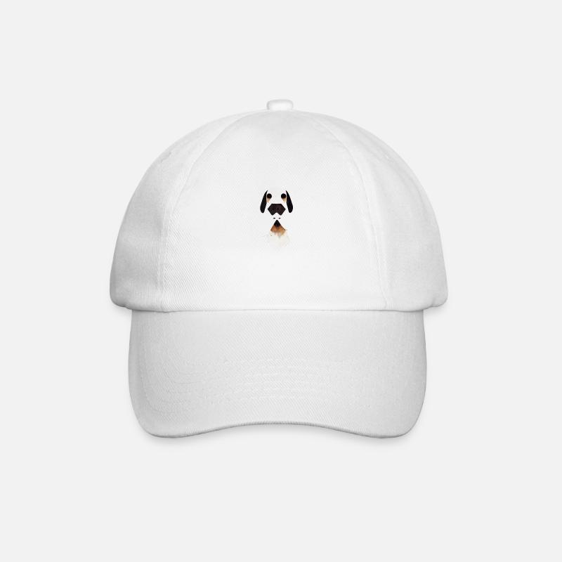 Chien stylisé - Casquette classique - blanc/blanc