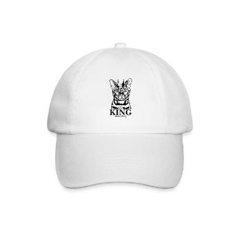 Chat du Bengale Roi de tout Chat Dire Chat - Casquette classique - blanc/blanc - Devant