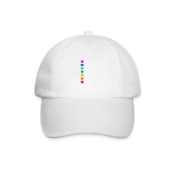 Chakra Fleur de Lotus Yoga Bouddhisme Méditation spir - Casquette classique - blanc/blanc - Devant