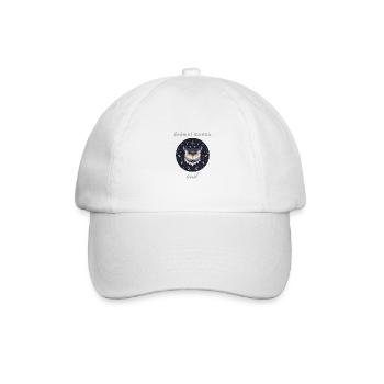 Animal lovers owl design - Baseballkappe - Weiß/Weiß - Vorne