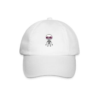 Skeleton Halloween - Baseball Cap - white/white - Front