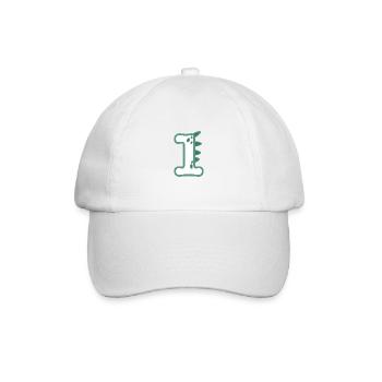 Number 1 - Baseball Cap - white/white - Front