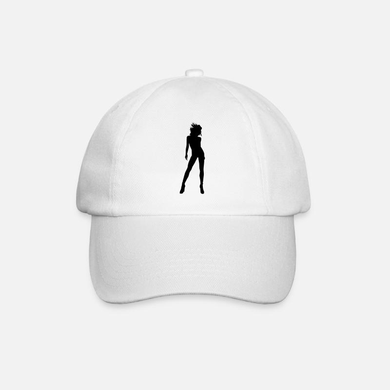 tänzerin - Baseballkappe - Weiß/Weiß