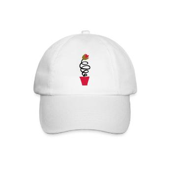 Dafty tulip from Holland - Baseball Cap - white/white - Front