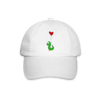 asticot amoureux - Casquette classique - blanc/blanc - Devant