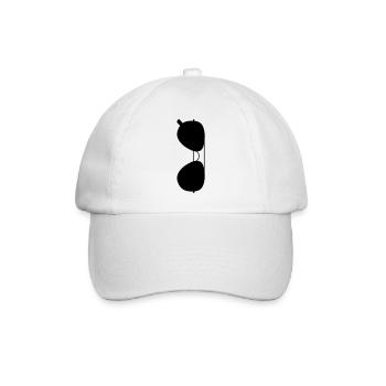 Lunettes de soleil - Casquette classique - blanc/blanc - Devant