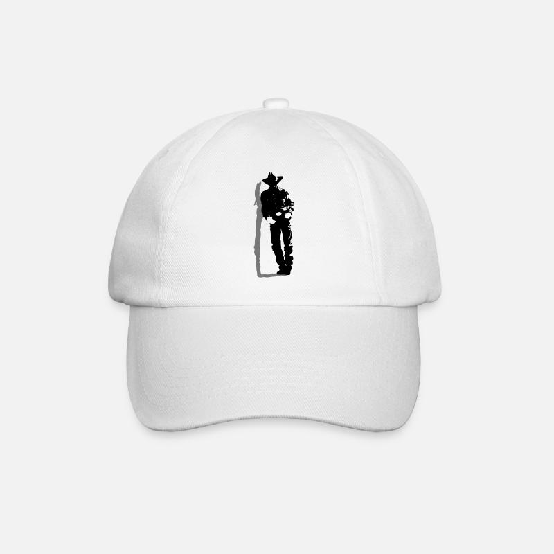 Cowboy - Casquette classique - blanc/blanc