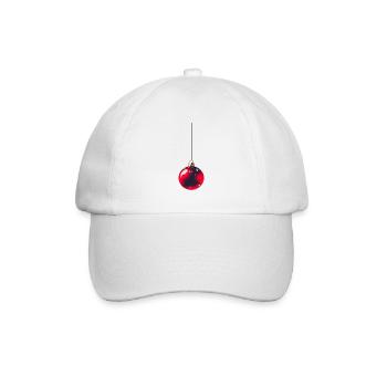 Galaxy Christmas Ornaments - Baseball Cap - white/white - Front