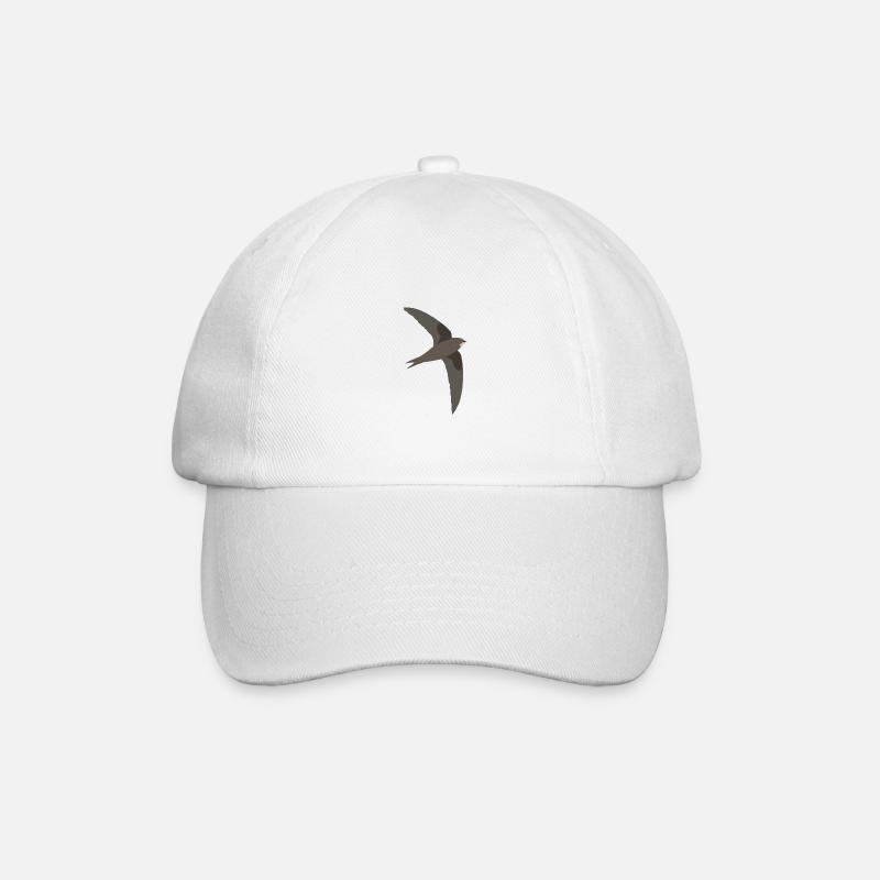 common swift - Baseball Cap - white/white