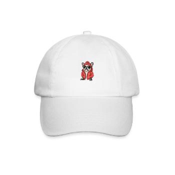 Buldog Français Chien Hiver - Casquette classique - blanc/blanc - Devant