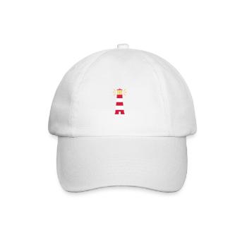 lighthouse - Baseball Cap - white/white - Front