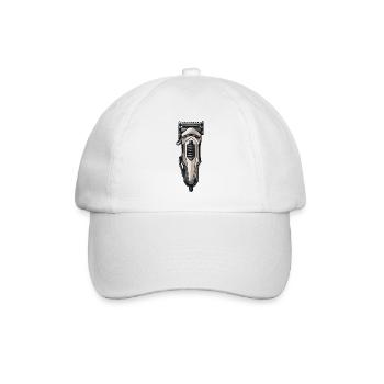 Hair clippers Hairdresser Barber - Baseball Cap - white/white - Front