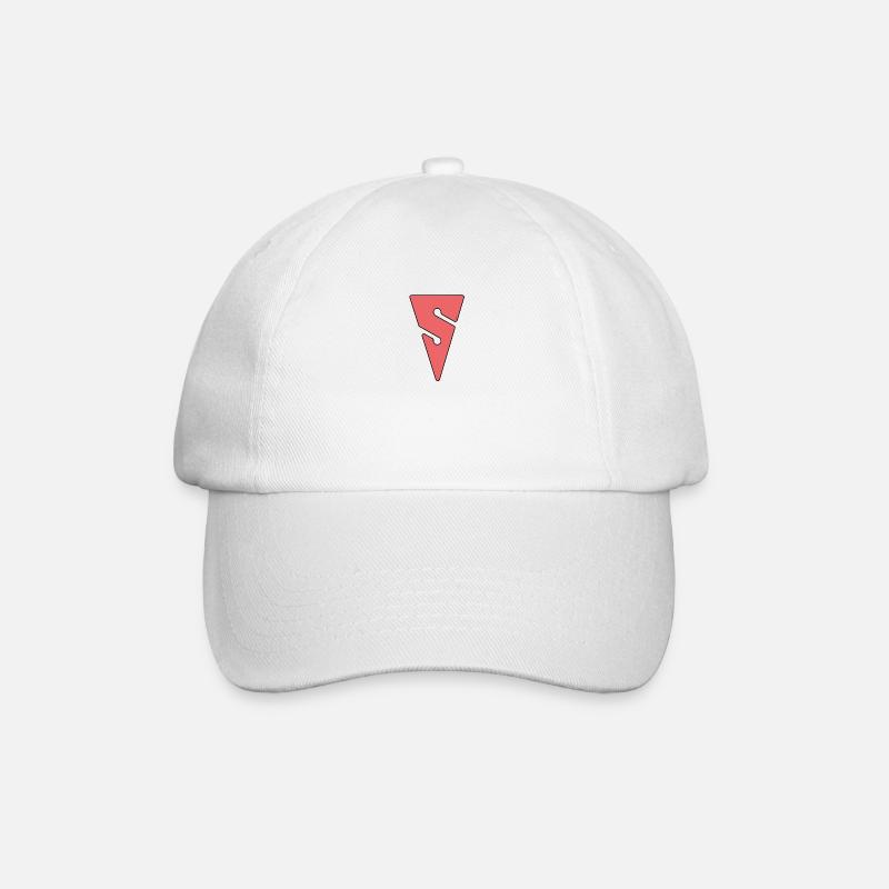 tec Arrow Rot - Baseballkappe - Weiß/Weiß