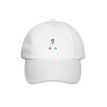 Anime Next Episode Calls Funny Anime -Quote -Dr - Baseball Cap - white/white - Front