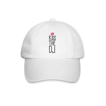 dj - Baseballkappe - Weiß/Weiß - Vorne
