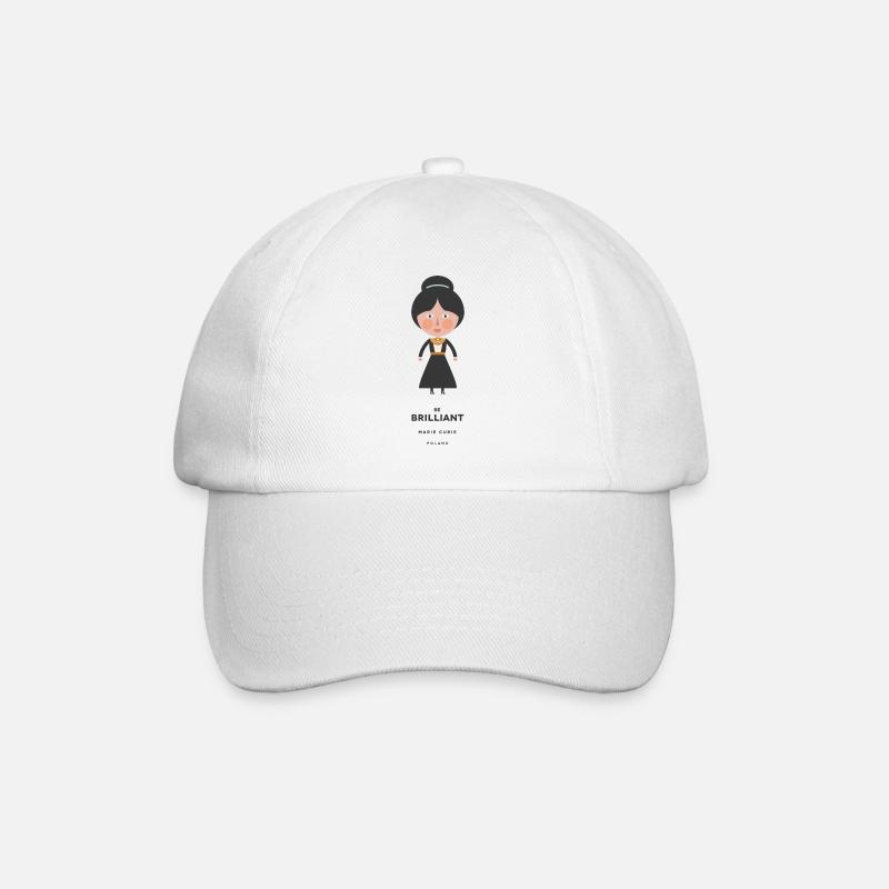 MARIE CURIE - Baseballkappe - Weiß/Weiß