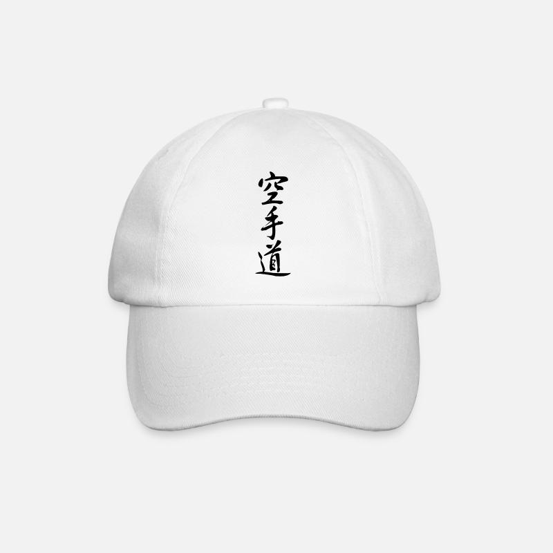 Chinesische Schrift - Baseballkappe - Weiß/Weiß