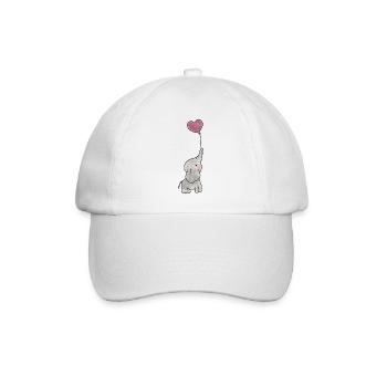 Cœur d’éléphant - Casquette classique - blanc/blanc - Devant