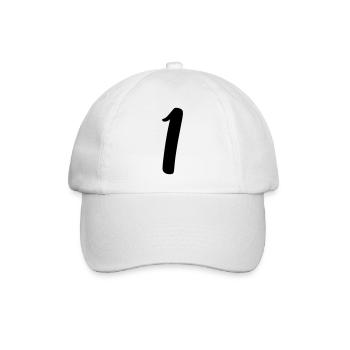 1 - Casquette classique - blanc/blanc - Devant