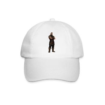 Guerrier barbare en cuir - Casquette classique - blanc/blanc - Devant