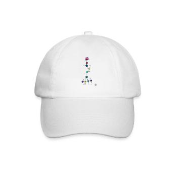 Crazy Birds - Baseball Cap - white/white - Front