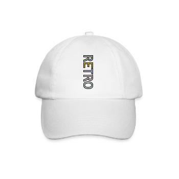 RETRO - Baseballkappe - Weiß/Weiß - Vorne