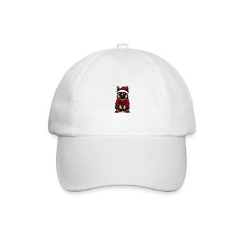 Berger Allemand Chien Noël Cool Noël - Casquette classique - blanc/blanc - Devant